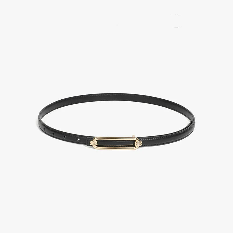 Skinny Leather Belt