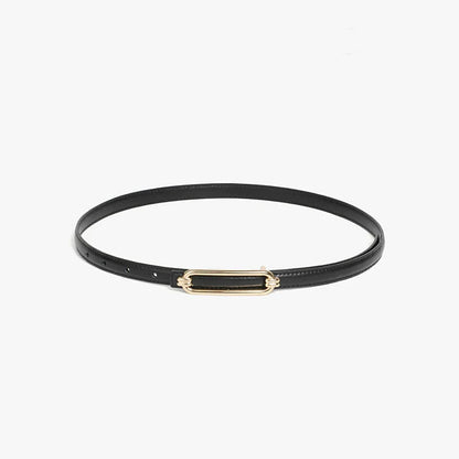 Skinny Leather Belt