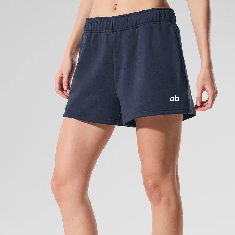 Cotton Drawstring Fitness Shorts