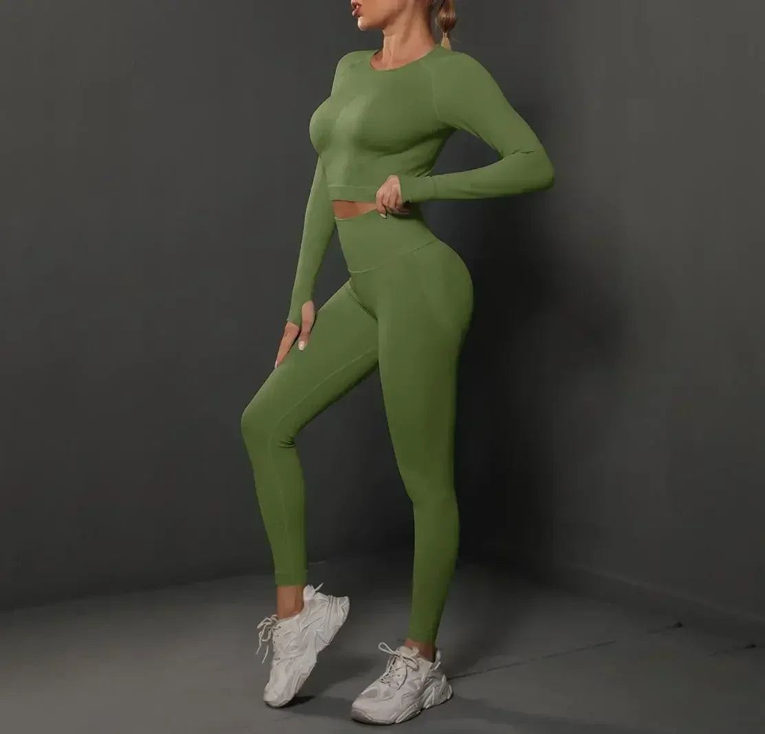 Hip-Lift Seamless Yoga Set