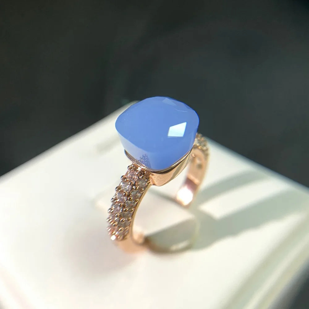 Candy Zircon Crystal Ring