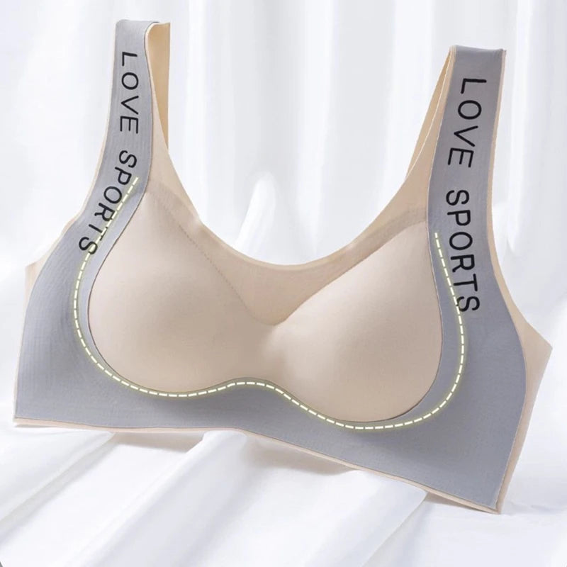 Seamless Wireless Push-Up Bra