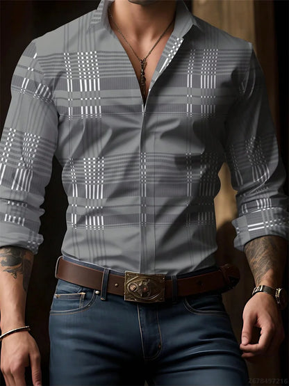 Printed Long Sleeve Shirt