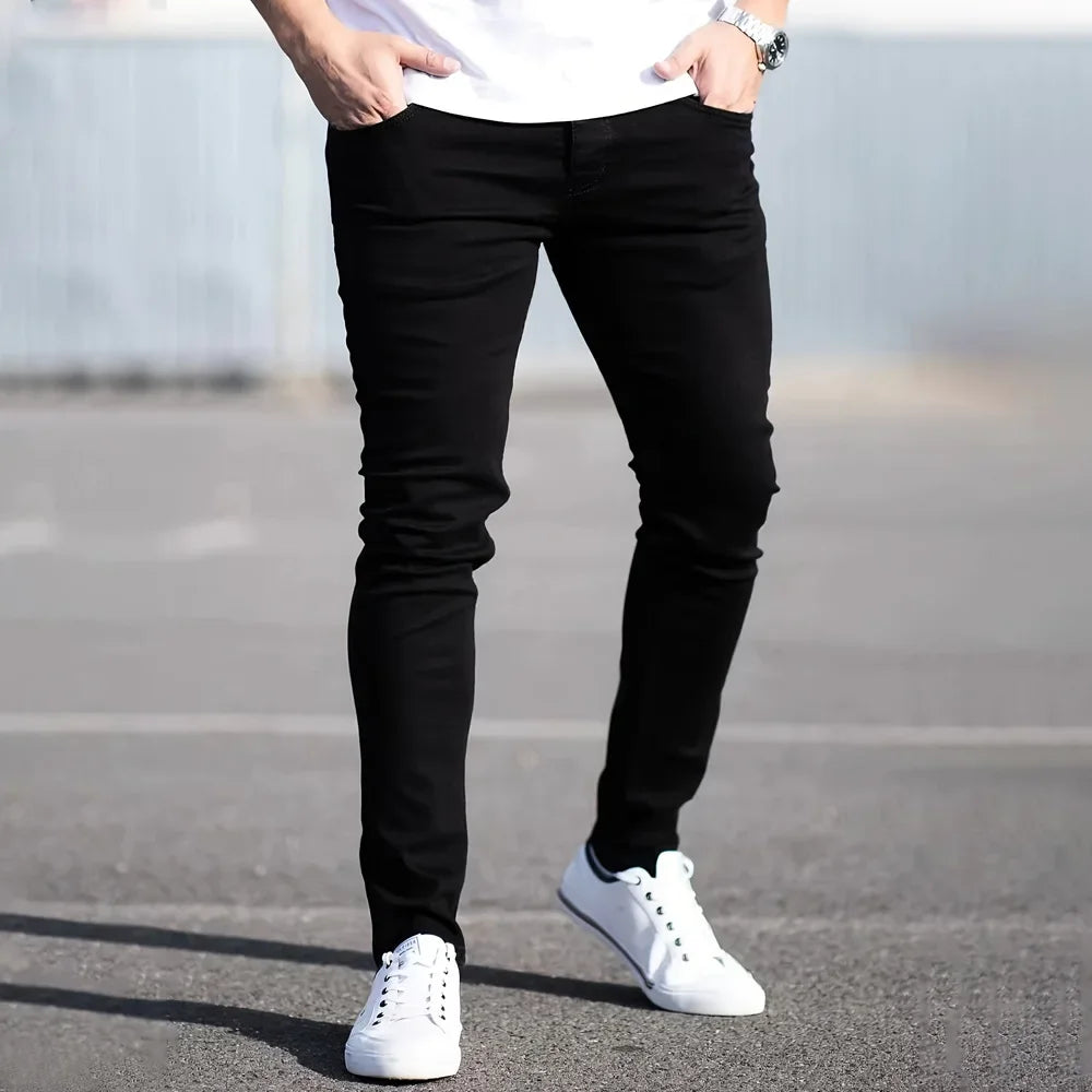 Skinny Vintage Wash Denim Jeans