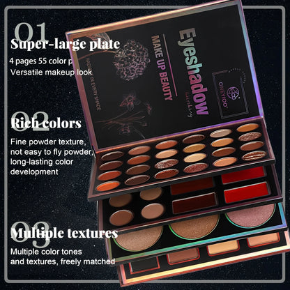 55 Color Makeup Book