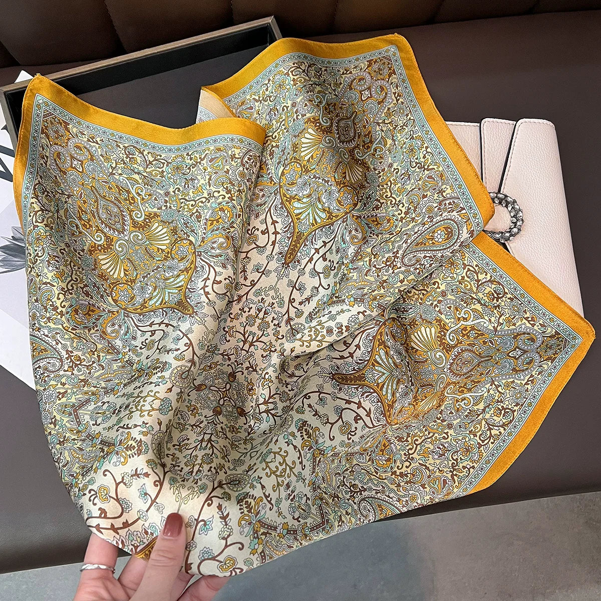 Mulberry Silk Bandana Scarf