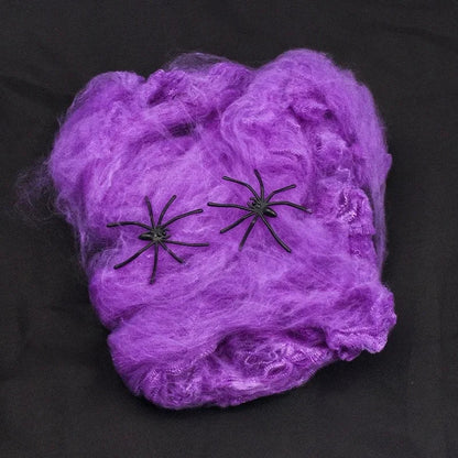 Stretchy Spider Web Decoration