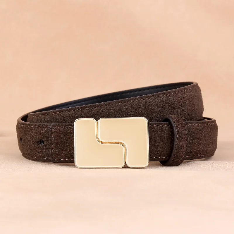 Suede Leather Belt