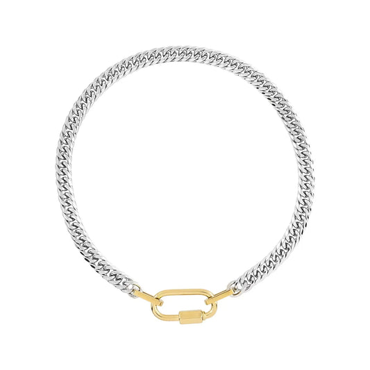Two-Tone Cuban Necklace