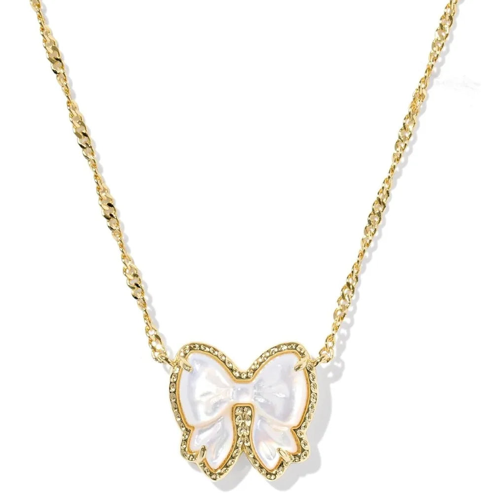 Butterfly Pearl Necklace