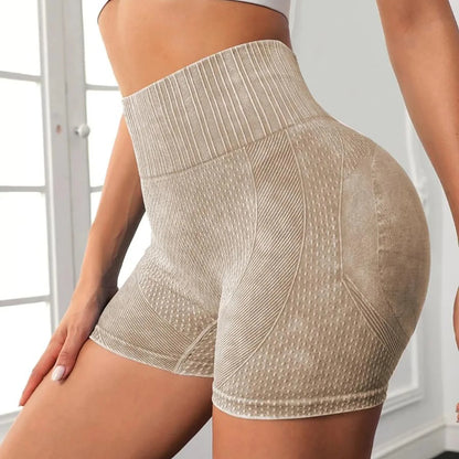 Nylon Quick-Dry Yoga Shorts