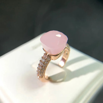 Candy Zircon Crystal Ring