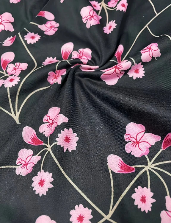Floral Print Basic Leggings