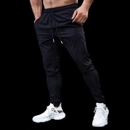 Quick-Dry Slim Cuffed Sports Trousers