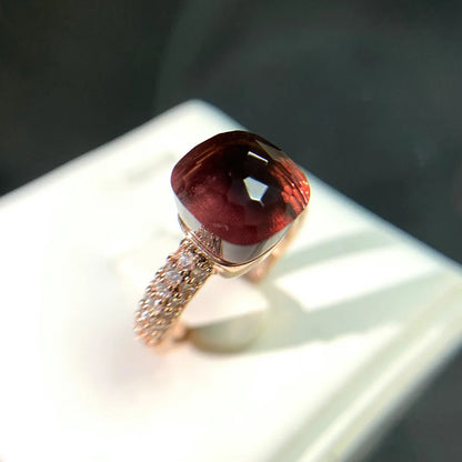 Candy Zircon Crystal Ring