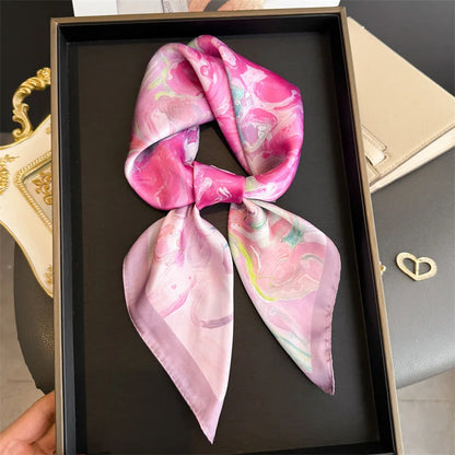 Oil Painting Print Square Scarf
