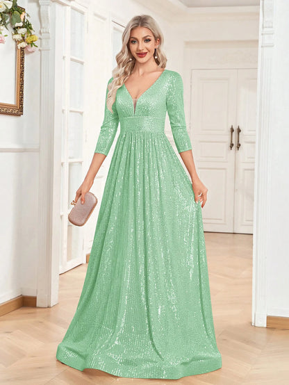 Sequin Evening Gown