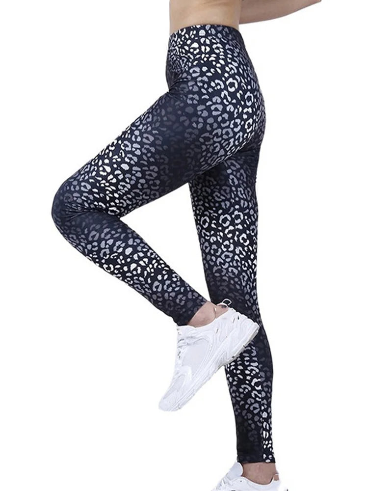 Graffiti Floral Print Leggings