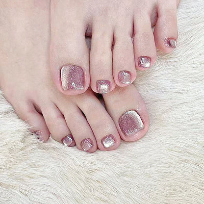Mirror Toe Press Nail Set