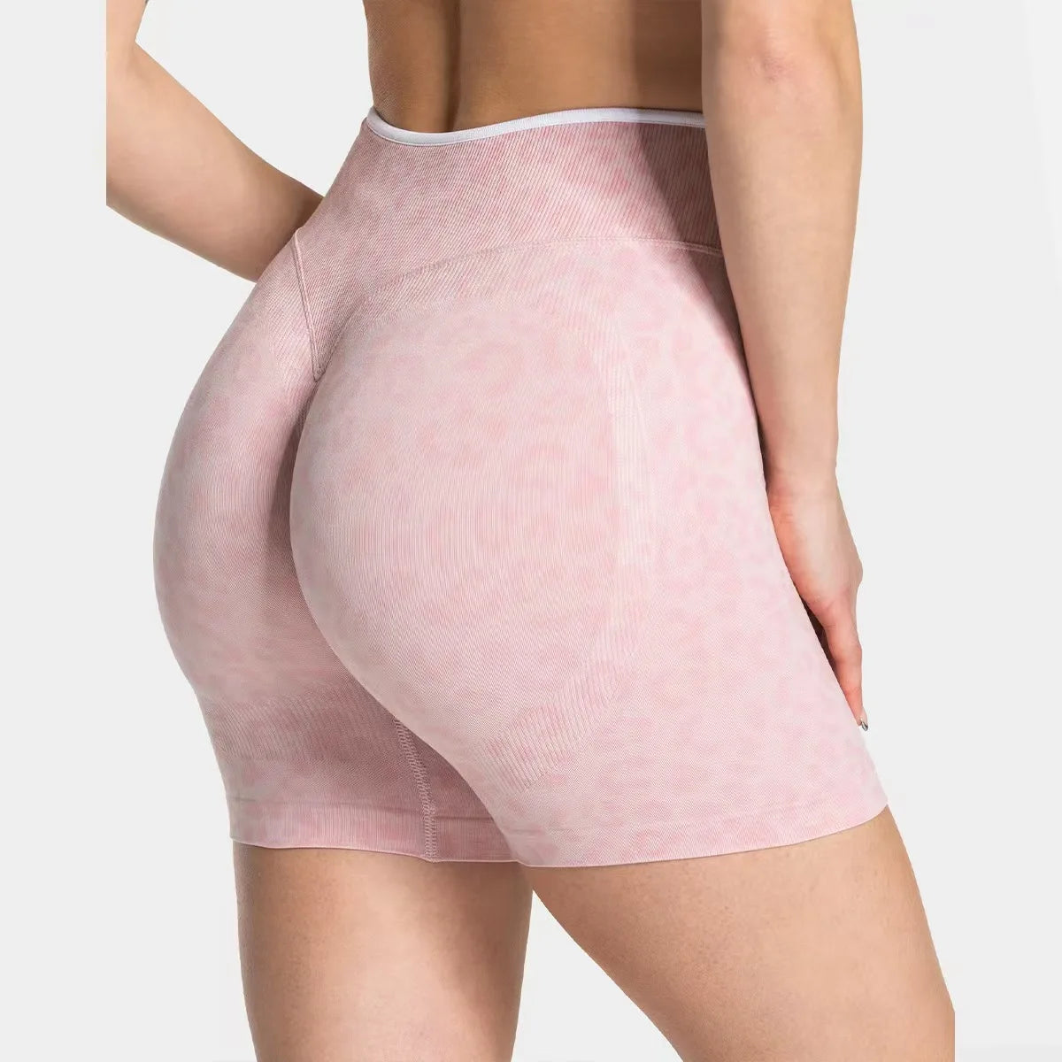 Leopard Seamless Yoga Shorts