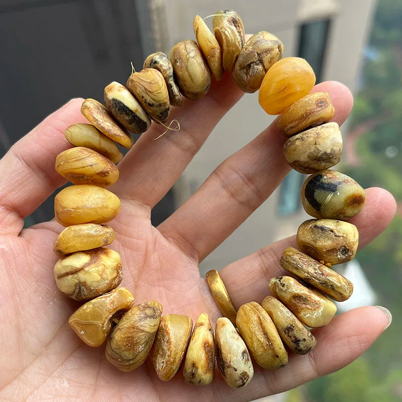 Authentic Baltic Honey Amber Strand Bracelet