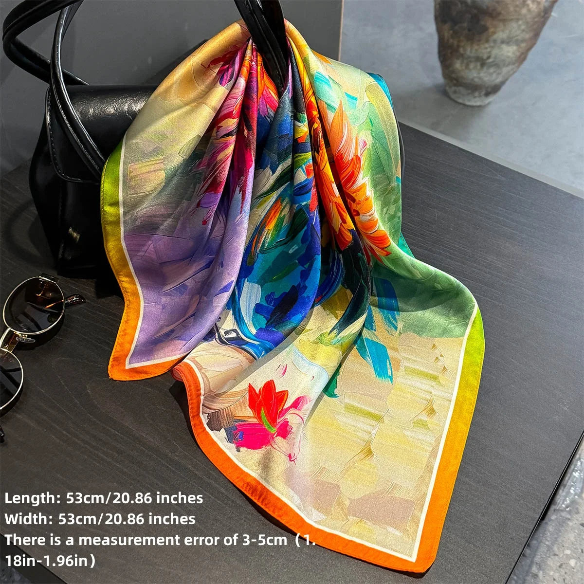 Real Silk 53cm Square Scarf
