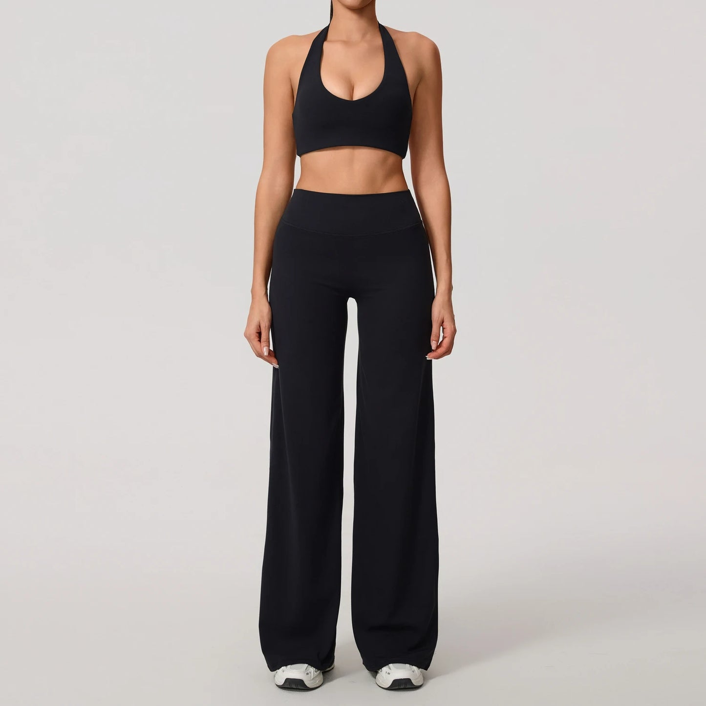 Bell-Bottom Sports Bra Set