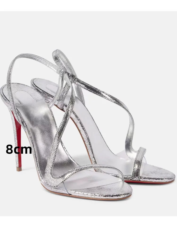 Serpentine Stiletto Sandals