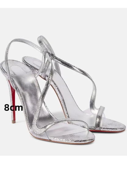 Serpentine Stiletto Sandals