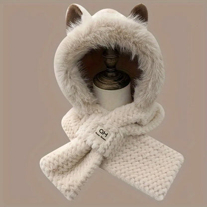 Cat Ear Pom-Pom Beanie
