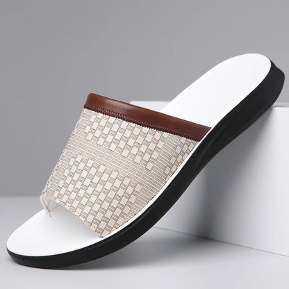 Tan PU Summer Shoes