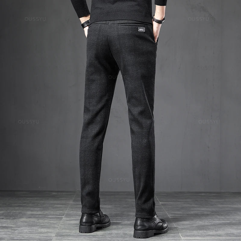 England Plaid Stretch Dress Pants