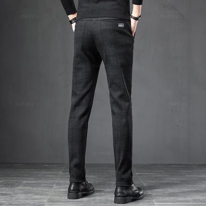 England Plaid Stretch Dress Pants