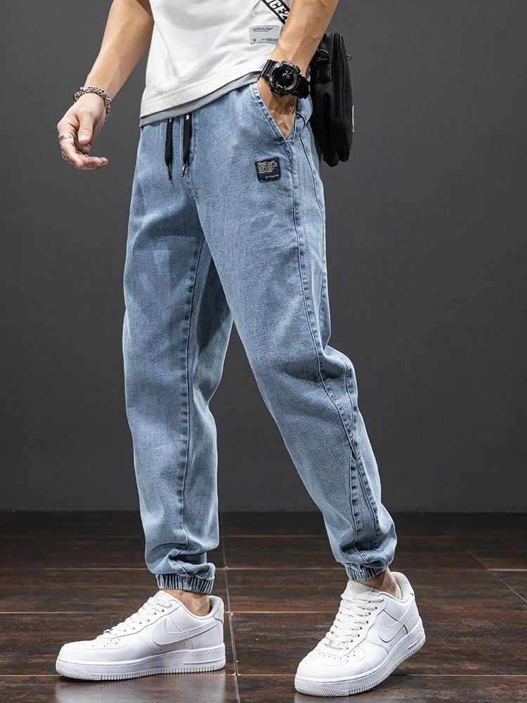 Baggy Denim Cargo Jogger Jeans