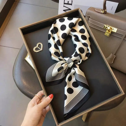 Luxury Silk Feel Square Scarf