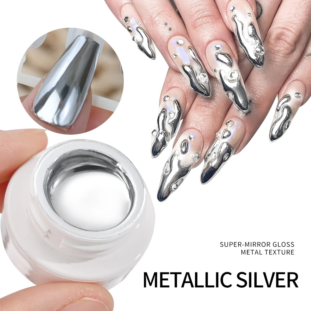 Metallic Mirror Nail Gel