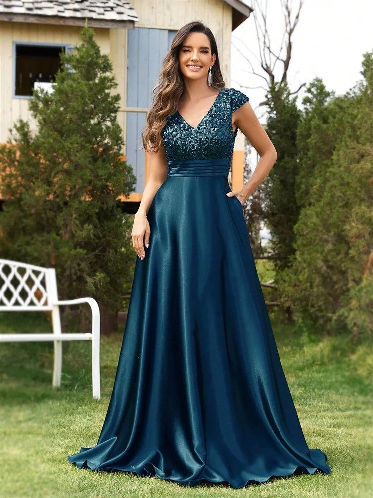 Sequins Luxury Evening Dresses