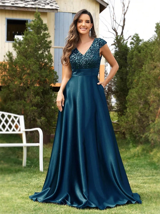 Sequins Luxury Evening Dresses