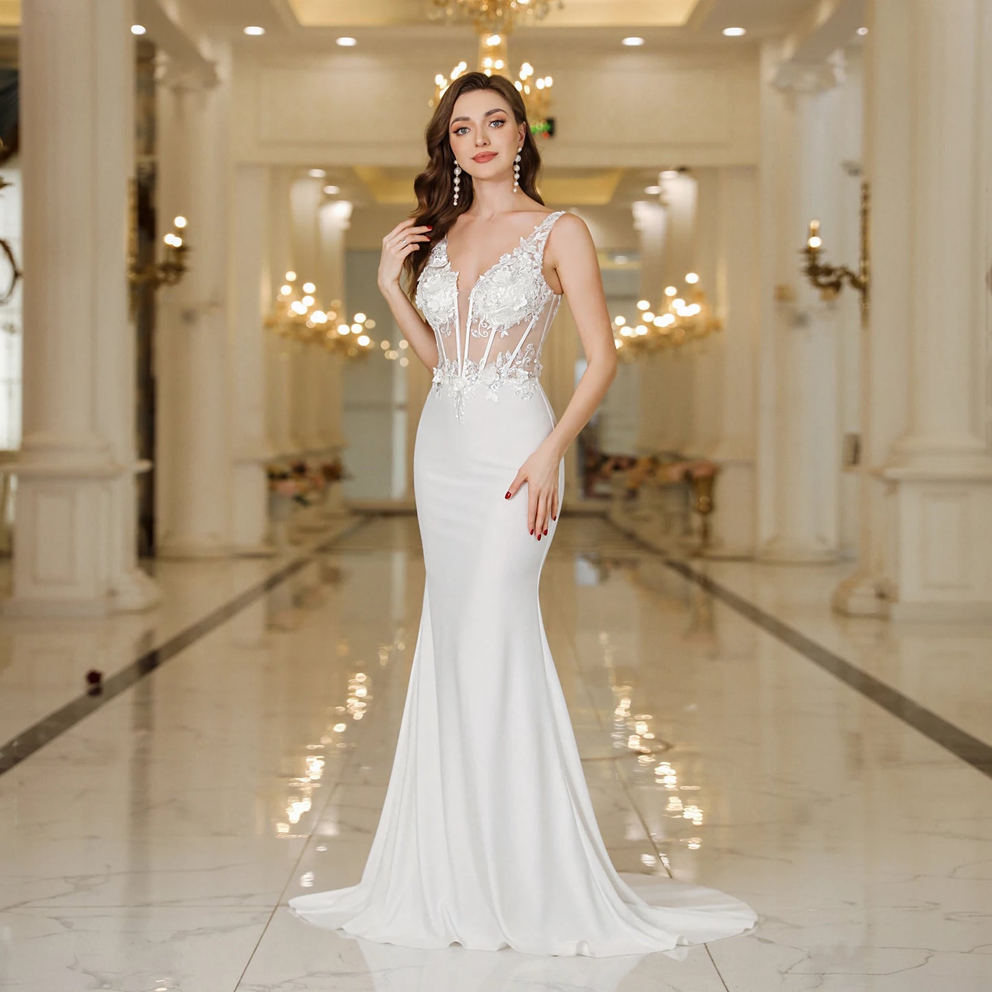 Custom Chiffon Gown
