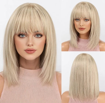 Short Straight Bob Wig