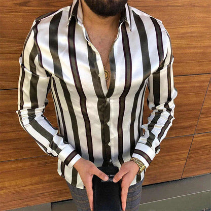 Casual Stretch Button Shirt