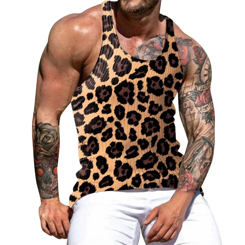 Bodybuilding Singlet Print Vest