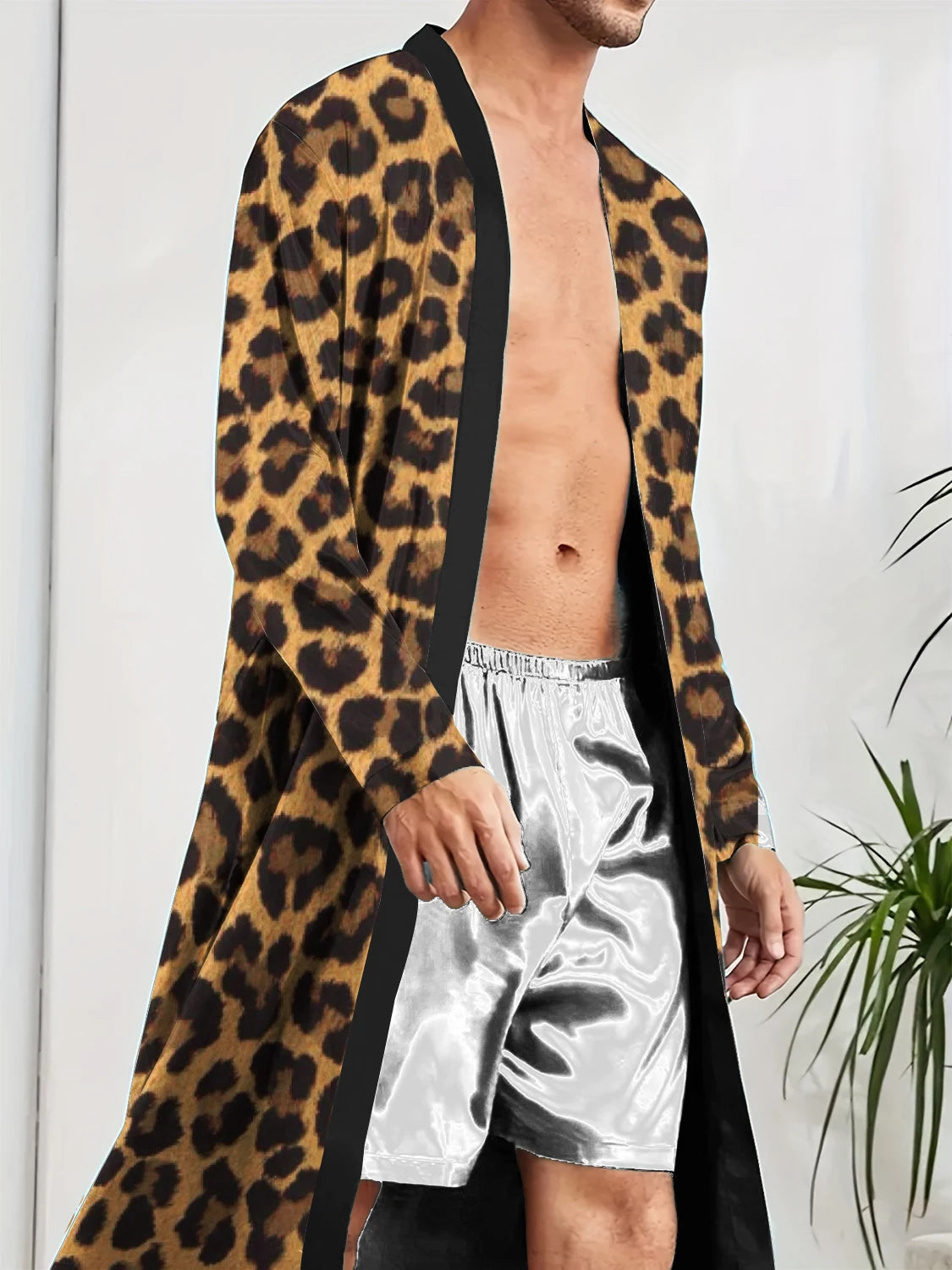 Leopard Print Digital Robe