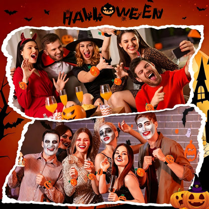 Plush Halloween Slap Bracelets