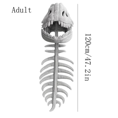 Dinosaur Skeleton Plush Costume