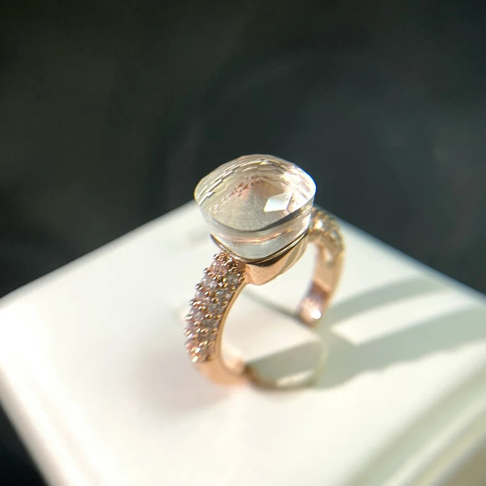 Candy Zircon Crystal Ring