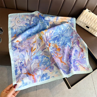 Oil Painting Print Square Scarf