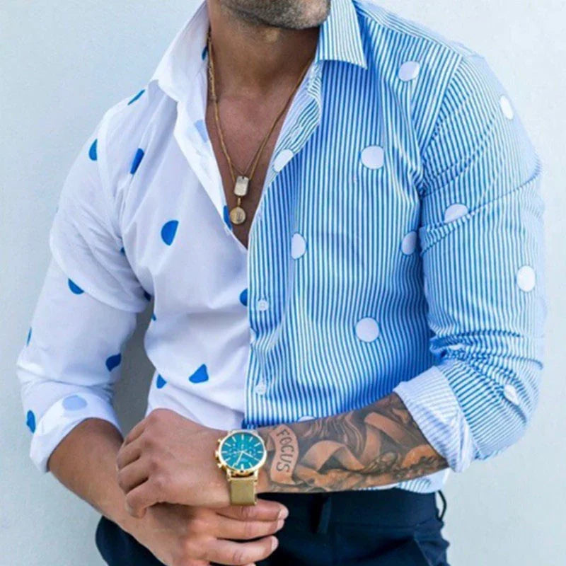 Casual Stretch Button Shirt