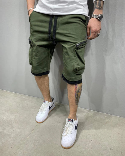 Cotton Fitness Cargo Shorts