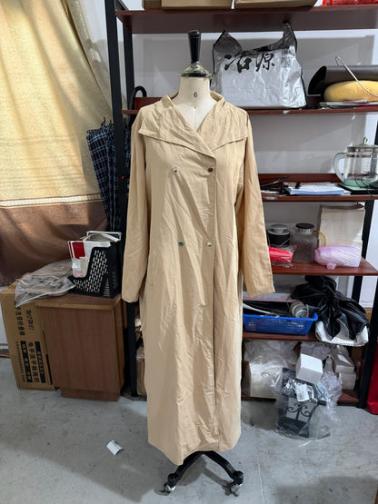 Stand Collar Long Trench Coat